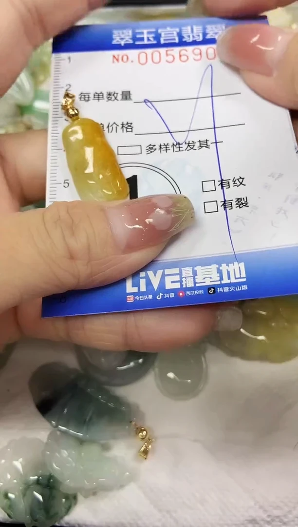 【闪购商品】翡翠颈饰未镶嵌闪购商品0056901