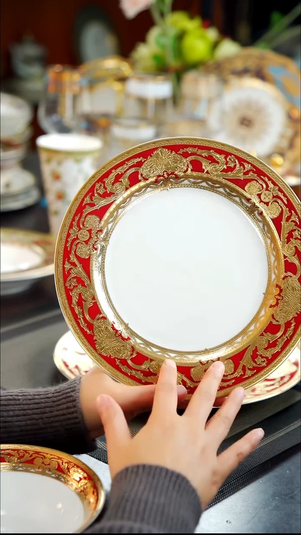 瓷片9英寸平盘   1个