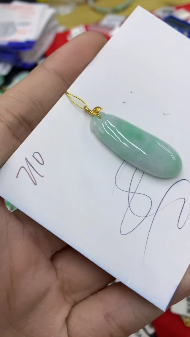 【闪购商品】翡翠颈饰18K金镶嵌号链接1111111