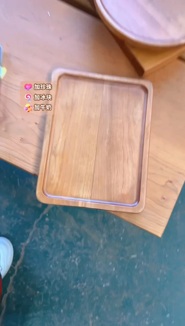木樱桃木方托盘特价