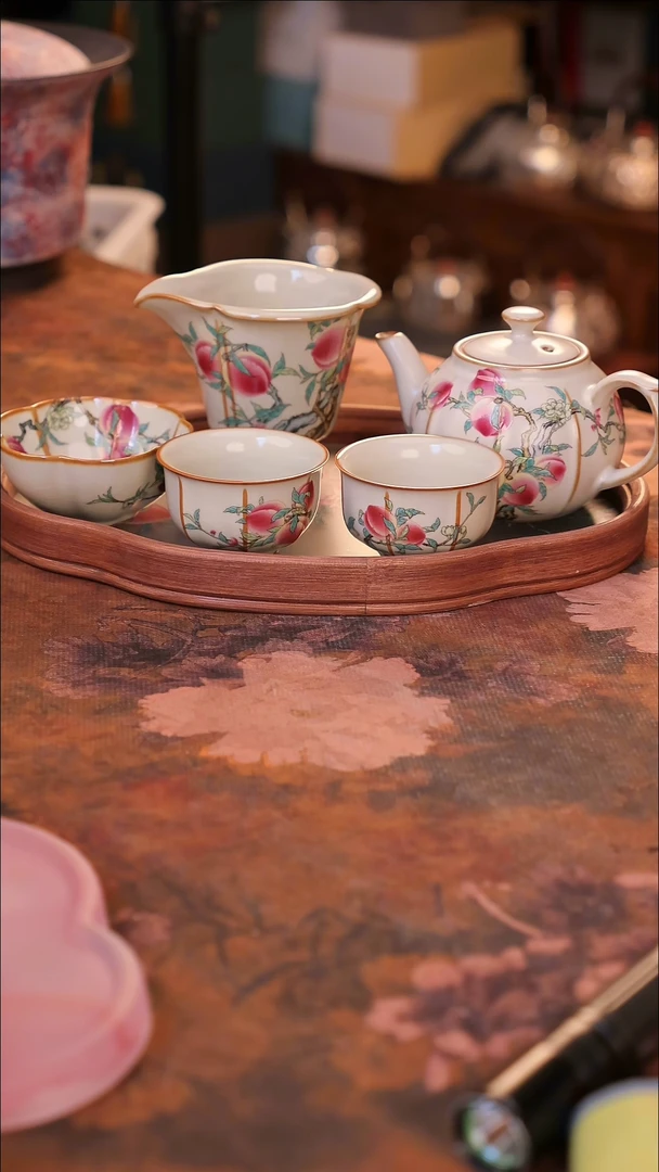 【闪购商品】陶瓷茶具（无礼盒无茶盘）@@A8770