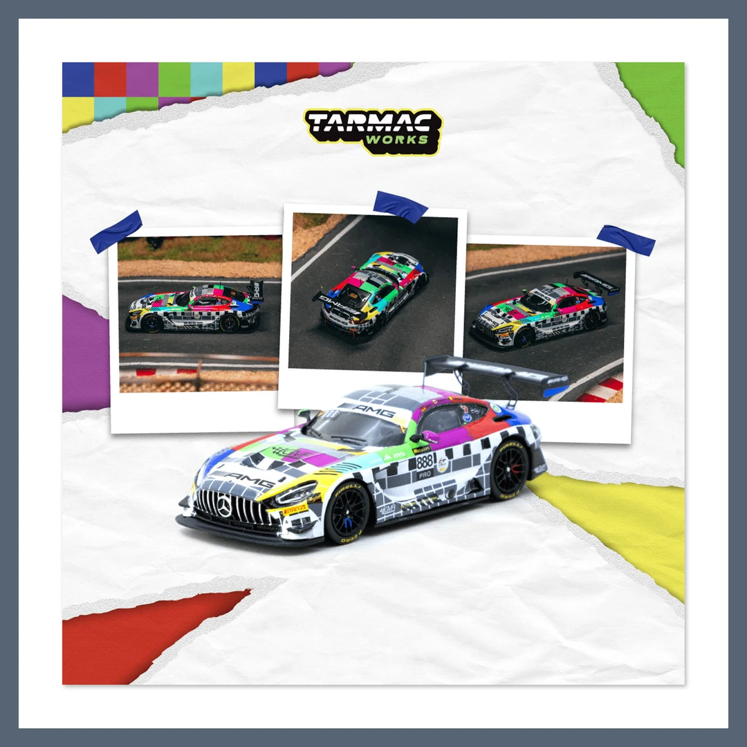 JMS【现货】TW 奔驰AMG GT3 闭路电视涂装 2025 1:64合金车模
