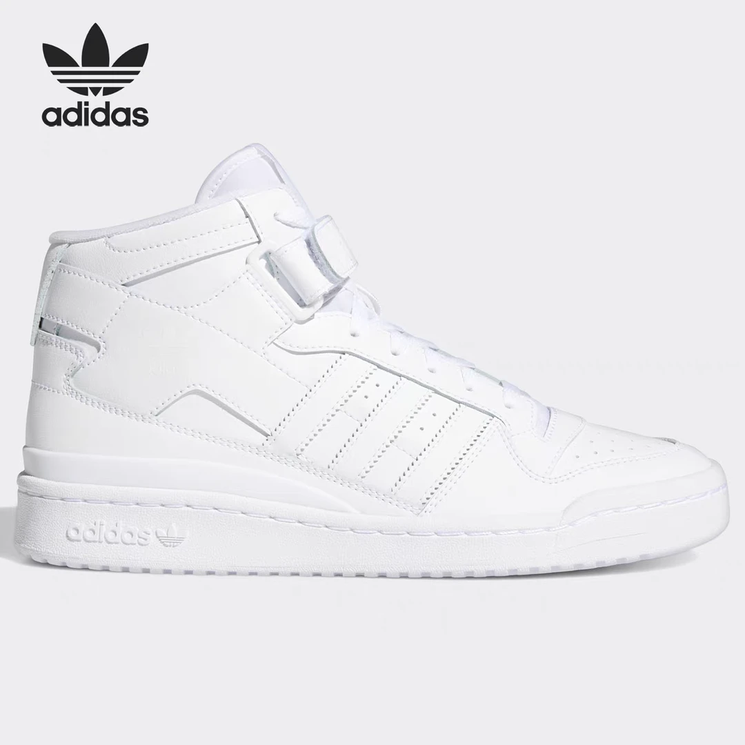 大Adidas/阿迪达斯三叶草FORUM MID男女款经典休闲运动 FY4975