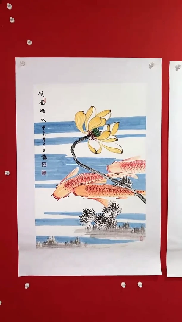 国画国画NYQ杰牛云勤老师作品