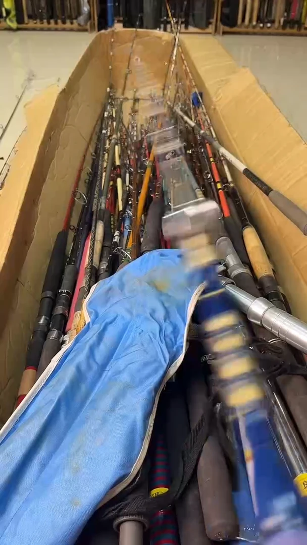 通****社中古鱼竿，实物以直播间为准