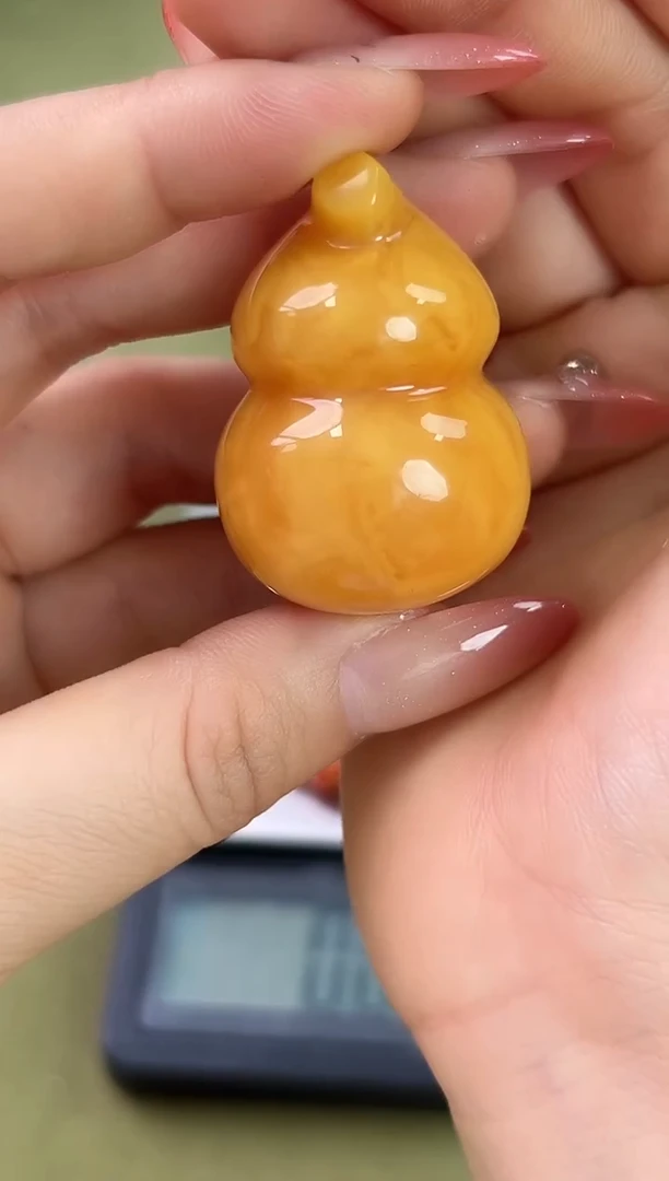 裸石琥珀未镶嵌琥珀蜜蜡吊坠