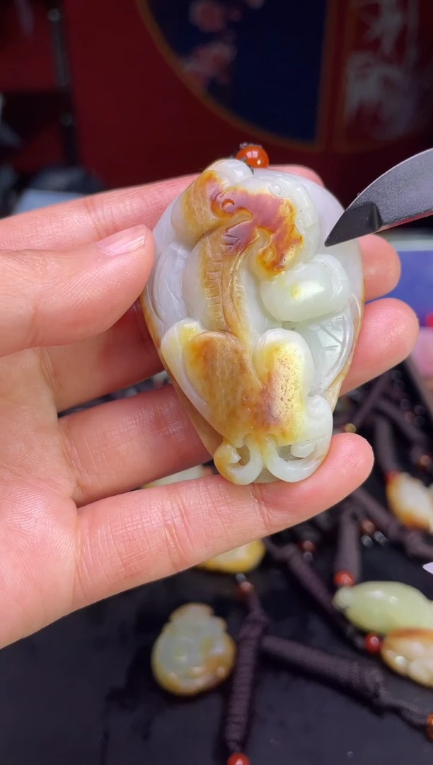 颈饰未镶嵌和田玉123