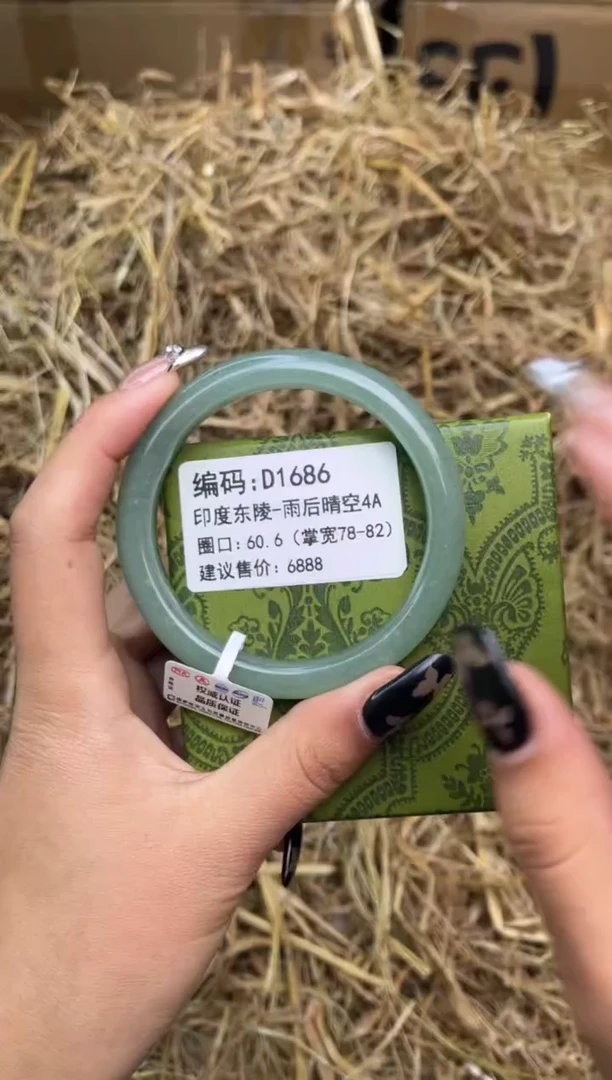 未镶嵌手镯石英质玉D1686-60.6