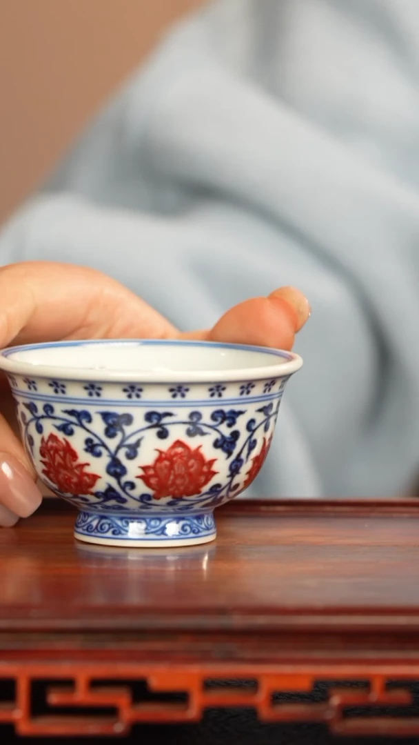 【闪购商品】盖碗永明尚玩窑景德镇纯手工陶瓷瓷瓷瓷