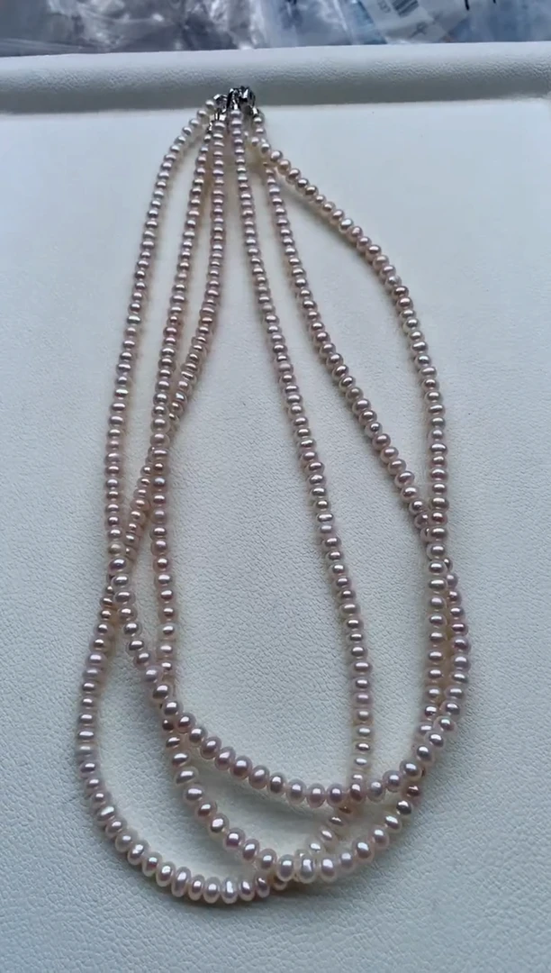 项链合金淡水珍珠多样性发其一，非无暇