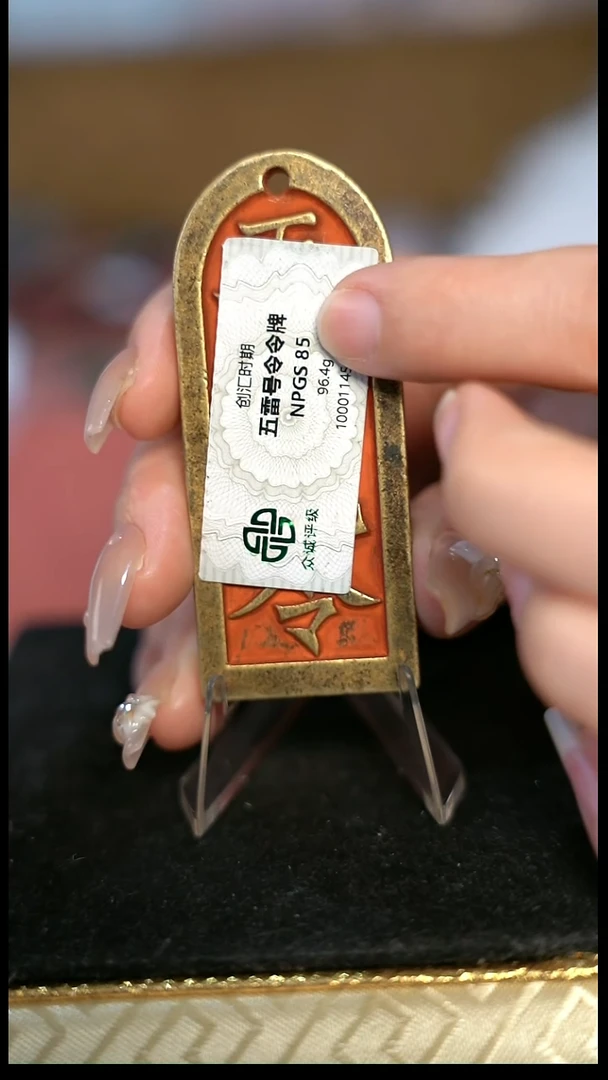 编号1581五某雷护卫牌（配脖挂）