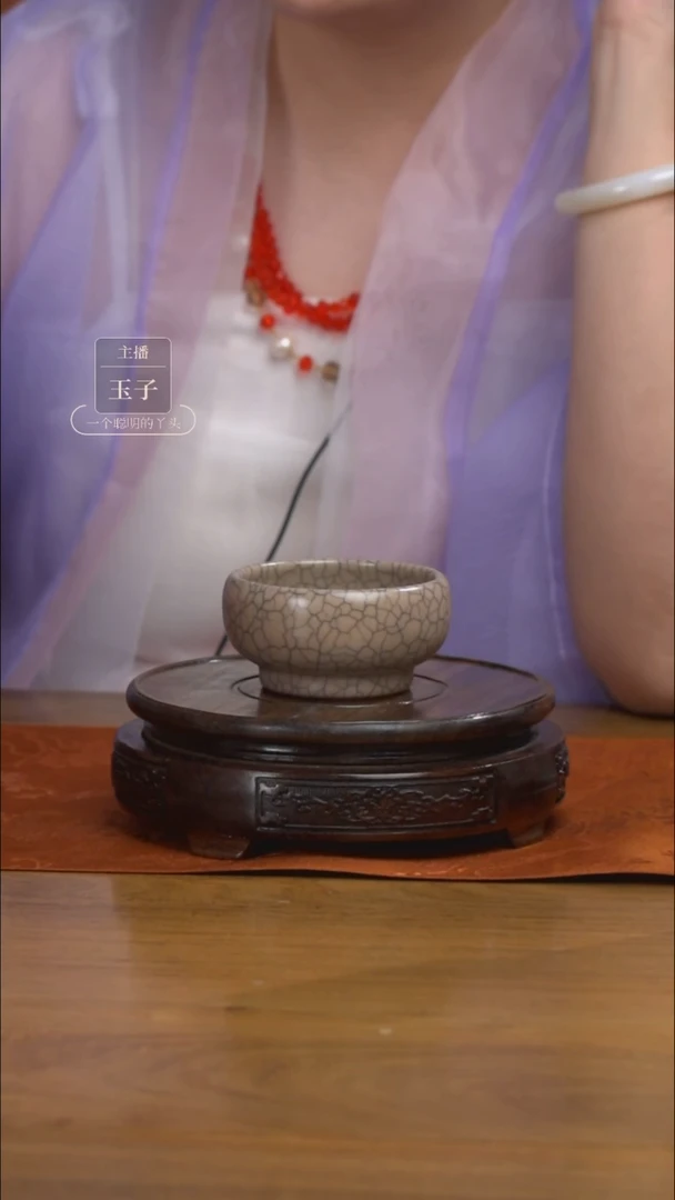 杯子圆口杯--观复传世哥窑