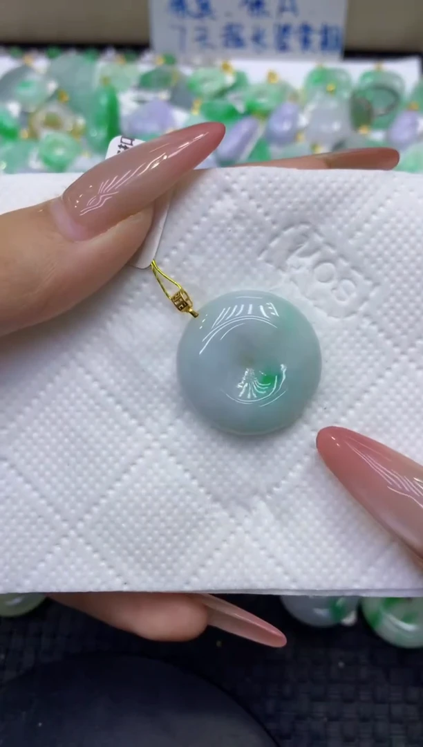 颈饰未镶嵌翡翠天然缅甸A货翡翠