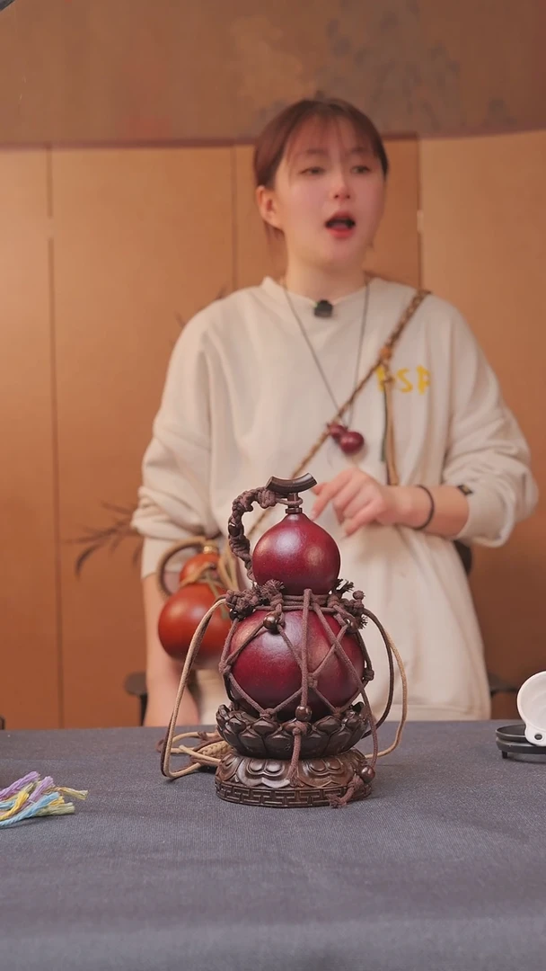 668号链接精品大漆葫芦现货现发[一物一拍]不包含莲花底座