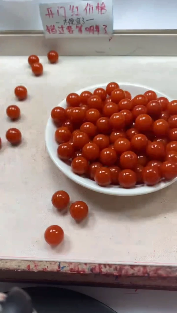 【闪购商品】南红玛瑙颈饰未镶嵌w2258满肉南红12mm*10颗