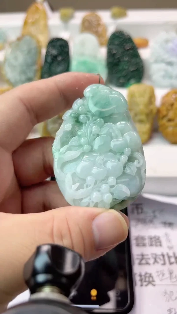 【闪购商品】翡翠颈饰未镶嵌花件