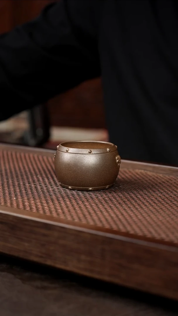 茶壶紫砂岩中泥战鼓杯