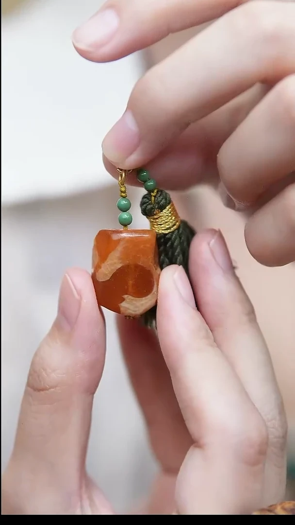 裸石蜜蜡未镶嵌*蜜蜡提溜*活扣头可拆*百搭手串项链