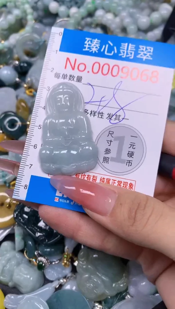 【闪购商品】翡翠颈饰未镶嵌含绳0009068