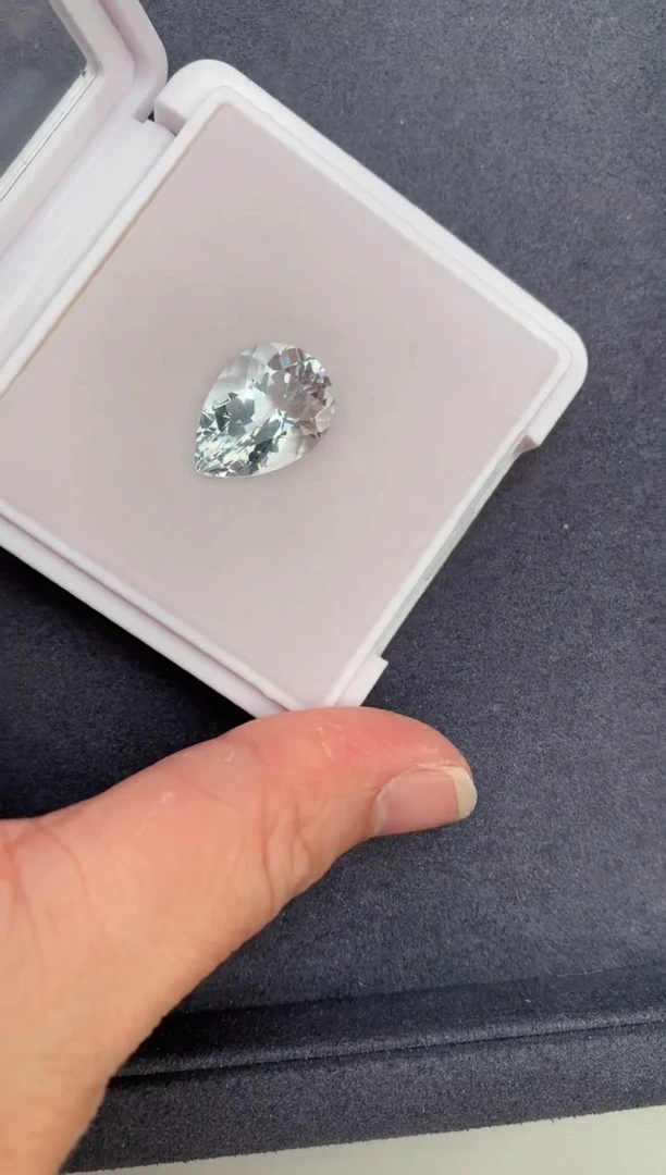 【闪购商品】绿柱石裸石未镶嵌8ct白海蓝