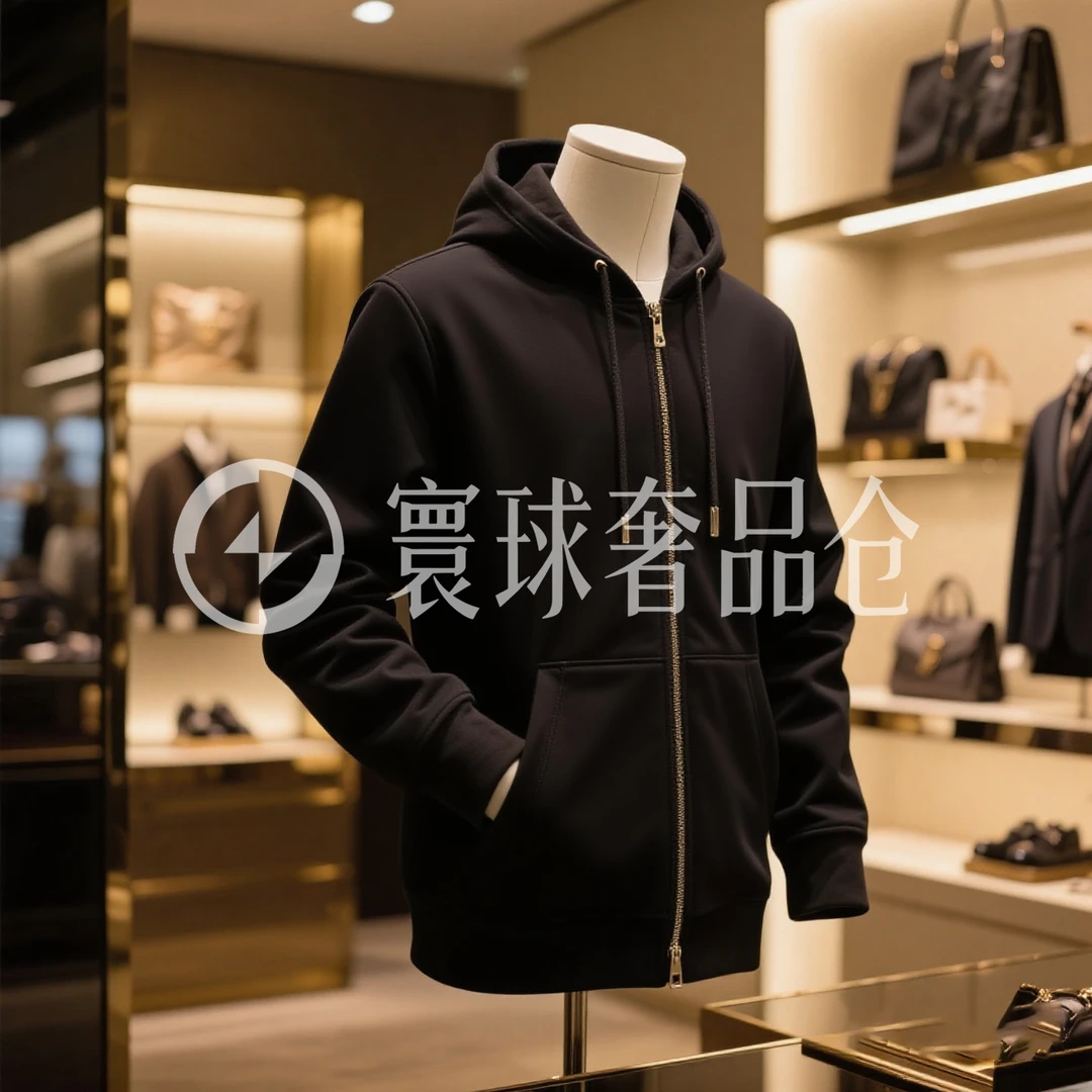 【5号链接-设计斜拉链】重磅奢潮潮流男女同款冲锋外套-H7004