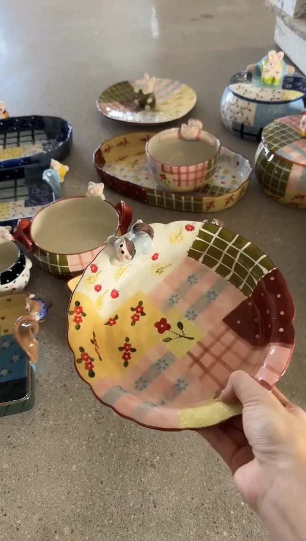 瓷【唯品瓷】手工手绘餐具