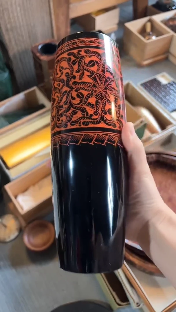 65.大漆花器