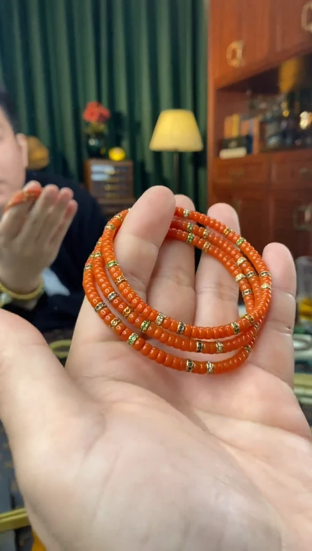 未镶嵌手串南红玛瑙4mm药片多样性发其一