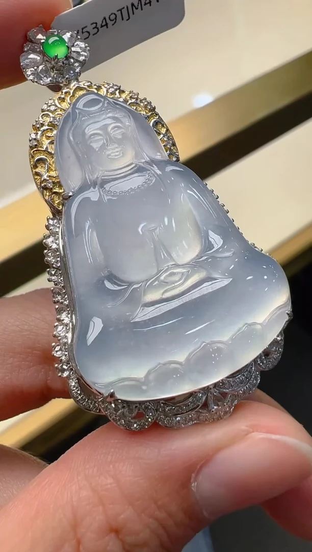 【闪购商品】翡翠吊坠(不含链)18K金镶嵌多样性团购发一件