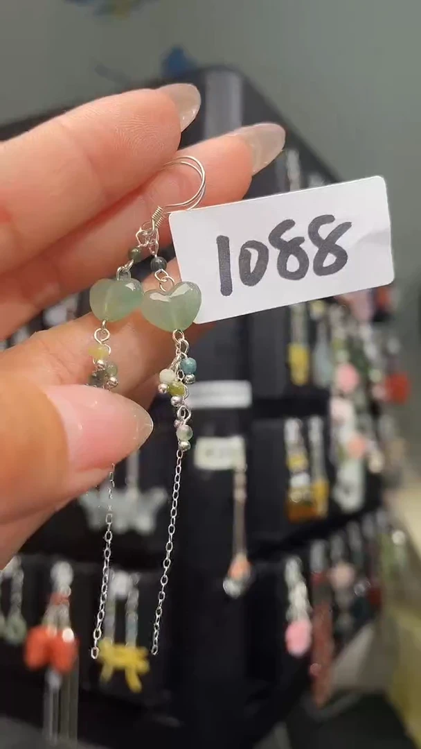 银S925镶嵌耳饰紫晶喜欢拍