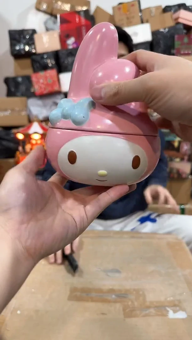 瓷片美乐蒂头收纳罐
