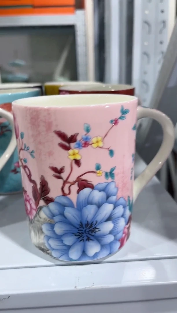 瓷片日用陶瓷（简装）马克杯一个