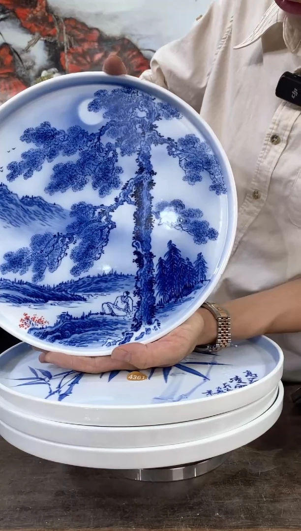 吴义松陶瓷联盟手绘陶瓷编号：4435