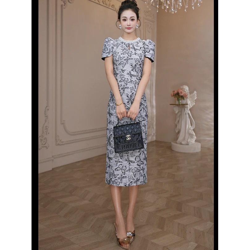 【思敏专属】45298修身时尚女装连衣裙显瘦百搭夏季