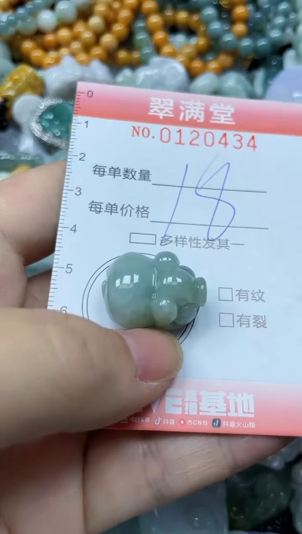 翡翠未镶嵌颈饰闪购0120434