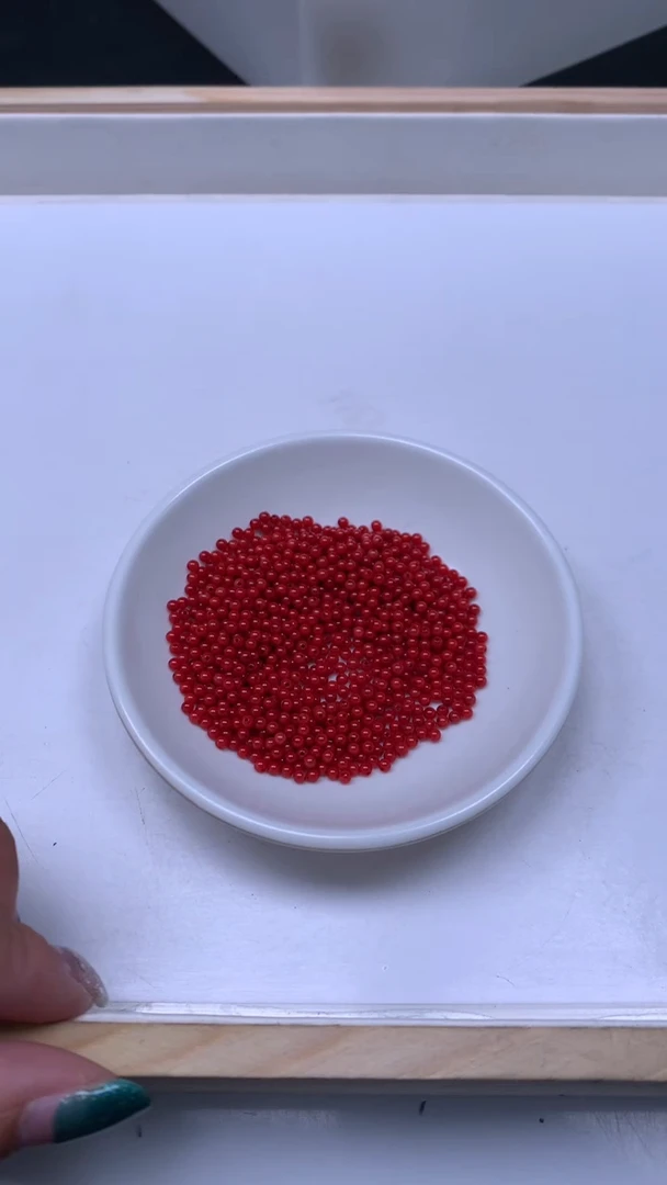 未镶嵌散珠南红玛瑙B471 锦红南红2mm50个6.8元