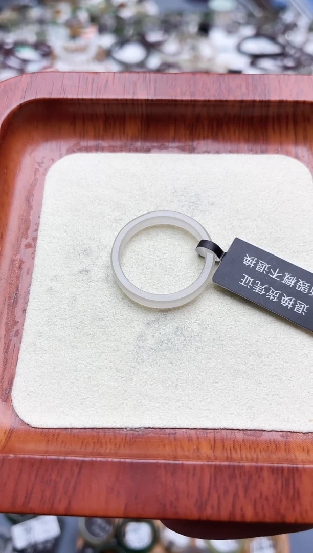未镶嵌戒圈和田玉用***忆19号