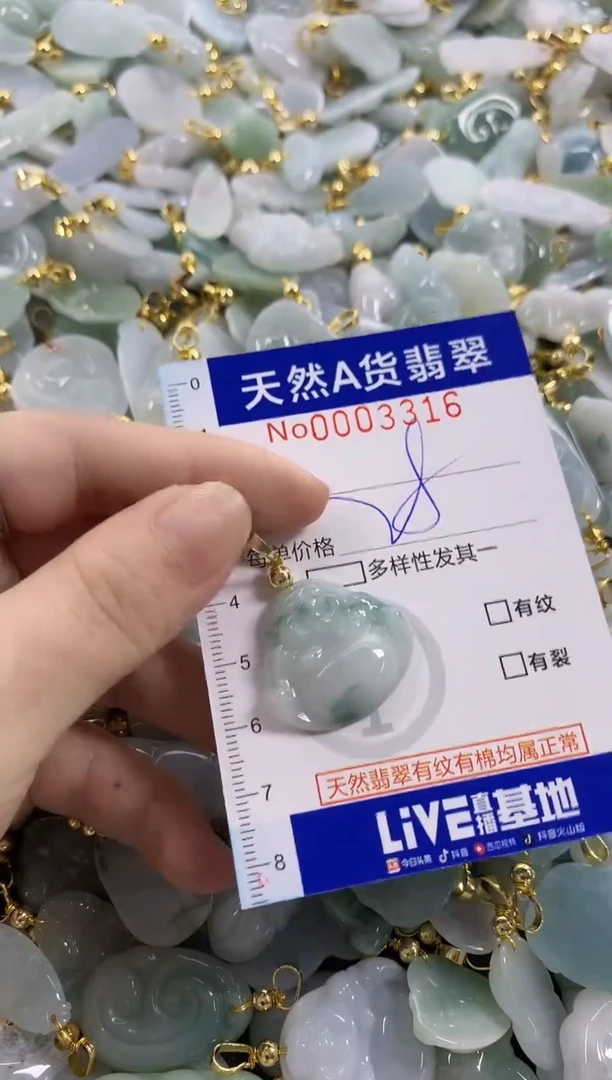 颈饰未镶嵌翡翠天然A货翡翠