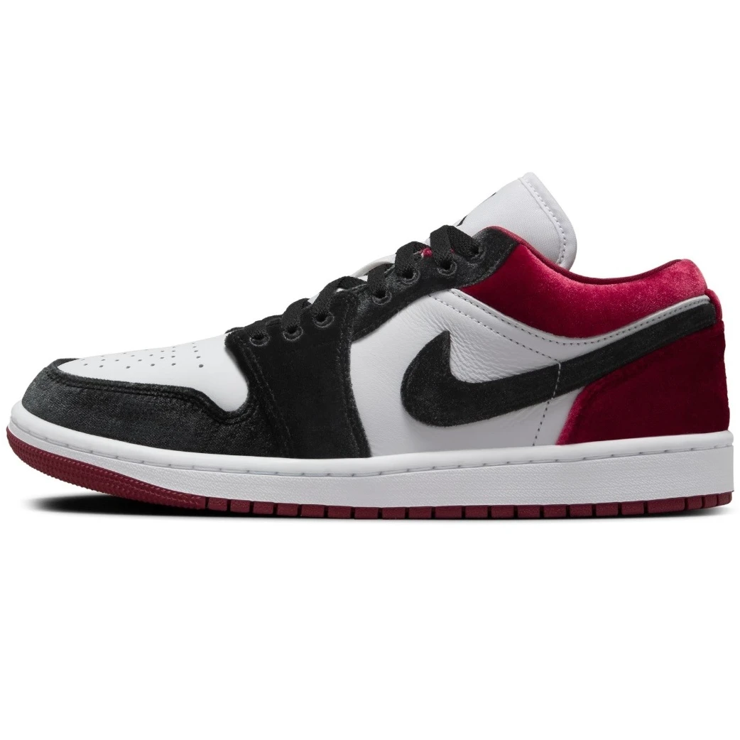 【耐克NIKE】耐克男女黑红AIR JORDAN 1 LOW SE经典运动鞋FZ3242001