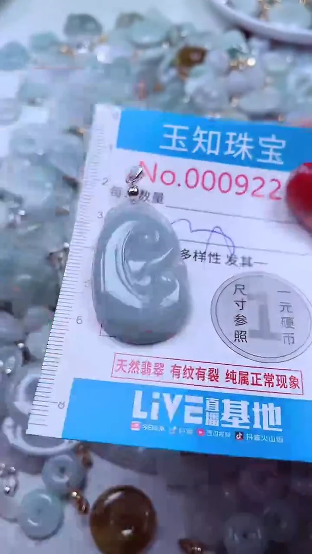 吊坠(不含链)未镶嵌翡翠9225