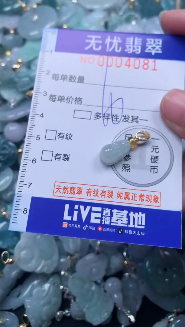 颈饰未镶嵌翡翠4081