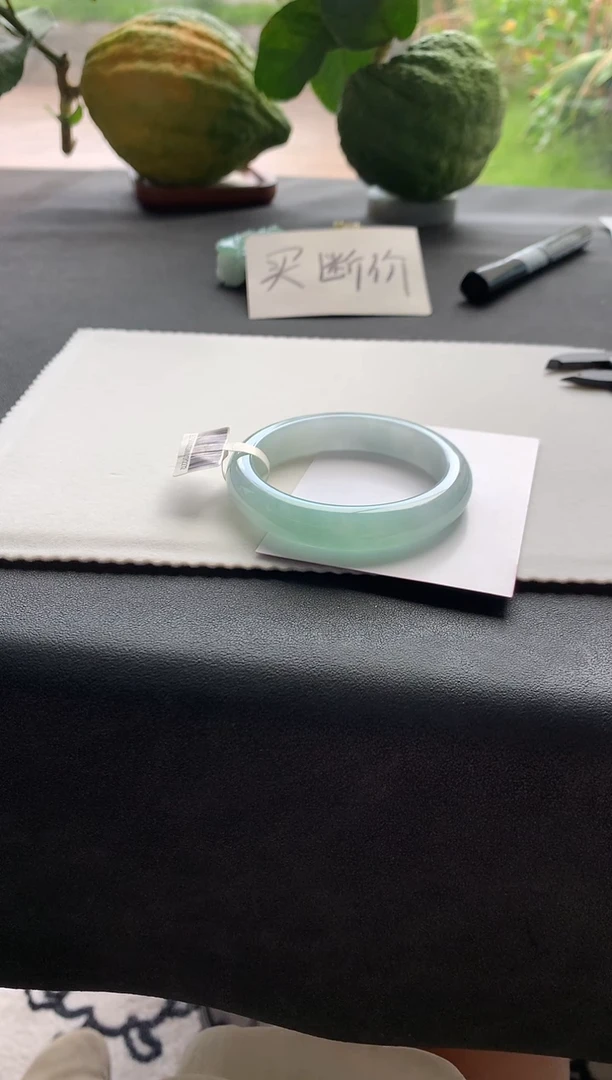 未镶嵌手镯翡翠57.6圆条Y2272买断