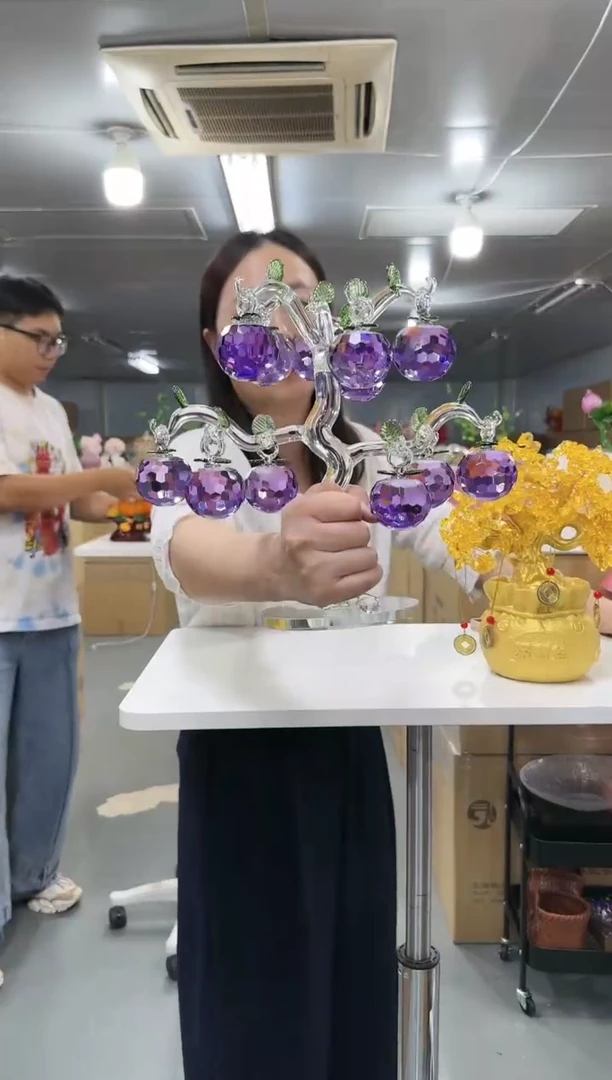 藤花间集水晶琉璃摆设    苹果