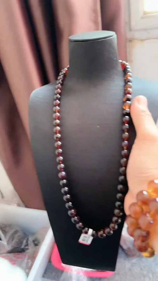 【闪购商品】琥珀手链未镶嵌规格10紫杉醇妈妈链#70