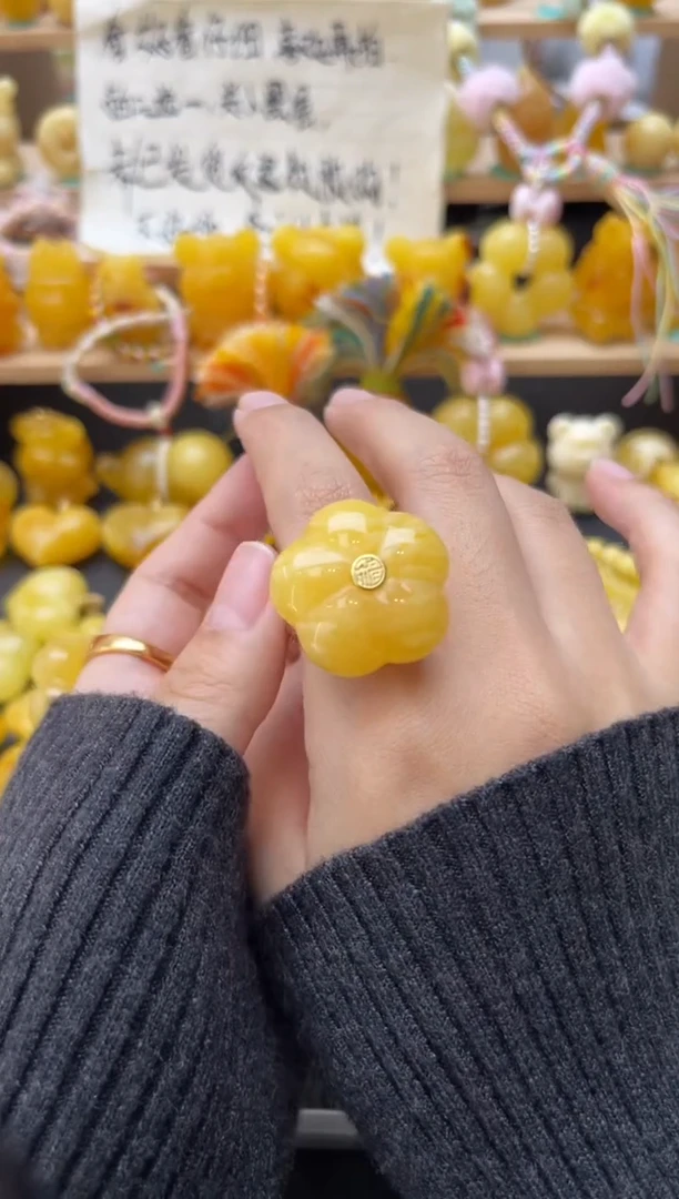 琥珀银S925镶嵌珠宝奇石050琥珀蜜蜡微瑕