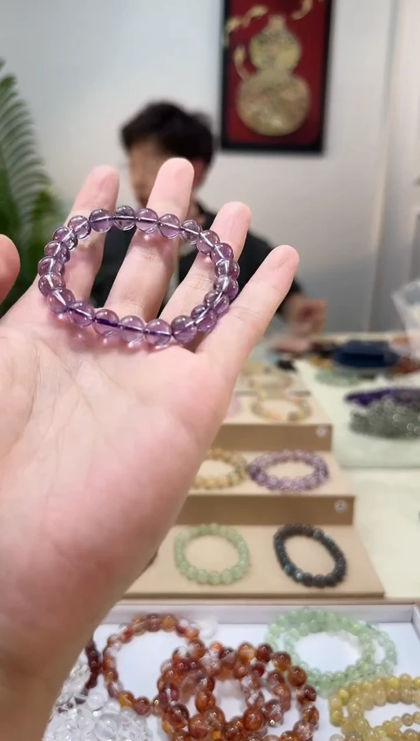 未镶嵌手串水晶天然紫水晶8【多样性发其一】