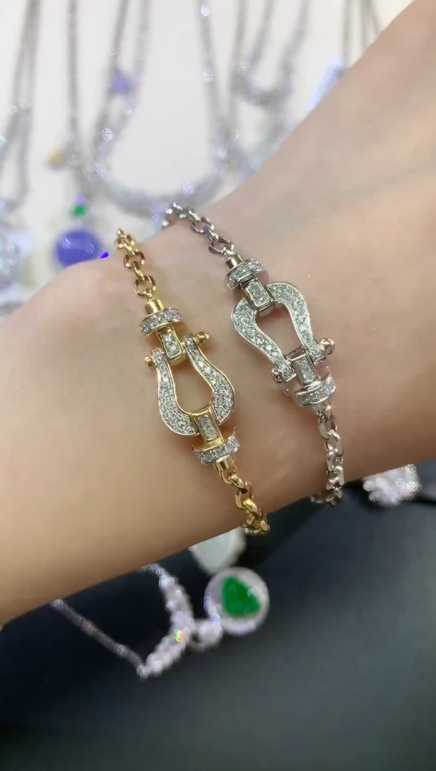 手链18K金镶嵌钻石A281|多样性发货一件|6980