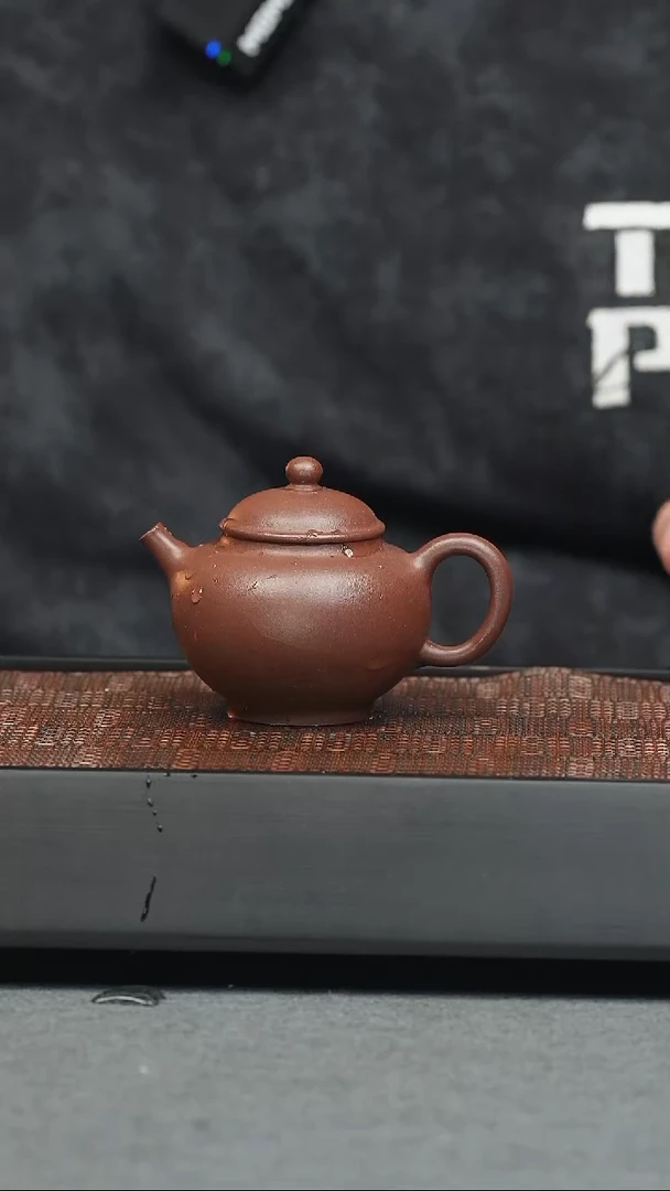 茶壶紫砂五堂 贡珠（紫泥）