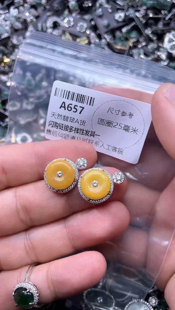 【闪购商品】翡翠颈饰未镶嵌A657多样性发其一