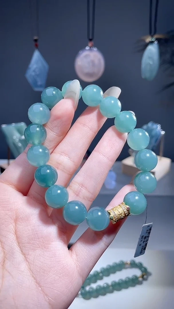 未镶嵌手串翡翠手串